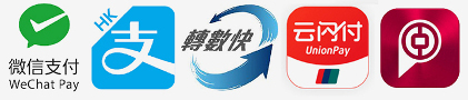 WeChat Pay / AliPayHK / FPS / ??? / BOC Pay
